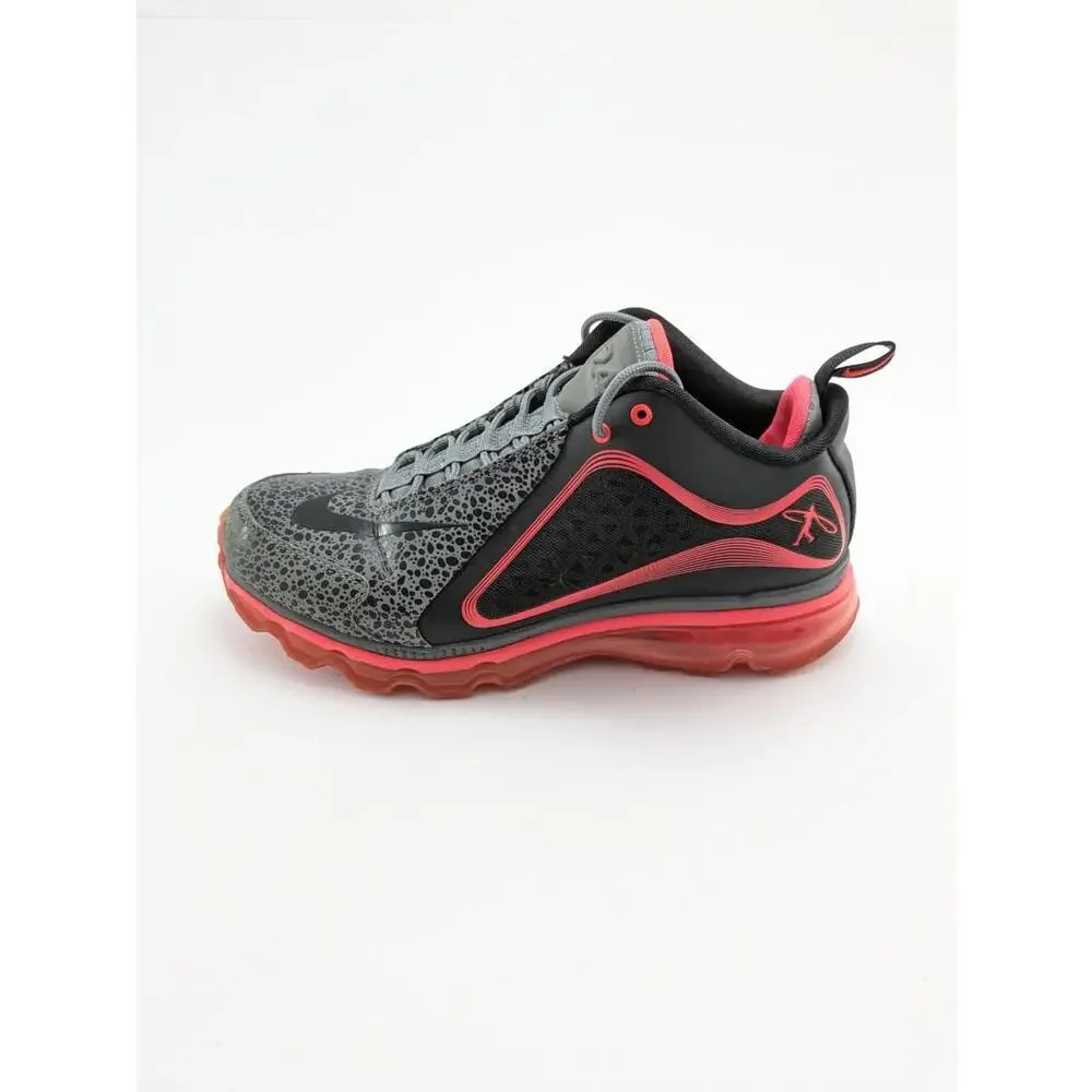 Vintage Mens‎ Nike Air Max Griffey 2013 Gray Black Pink Shoes 538408-006 Size 9